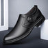 Men's Casual Leather Shoes Comfortable Slip-On Design for Business and Everyday Wear